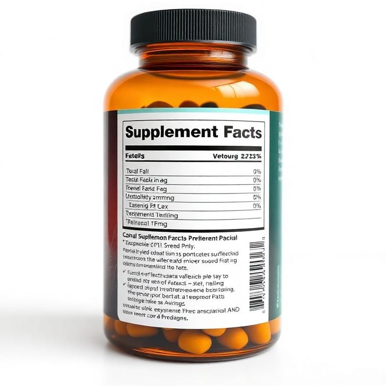 FocusFuel back label